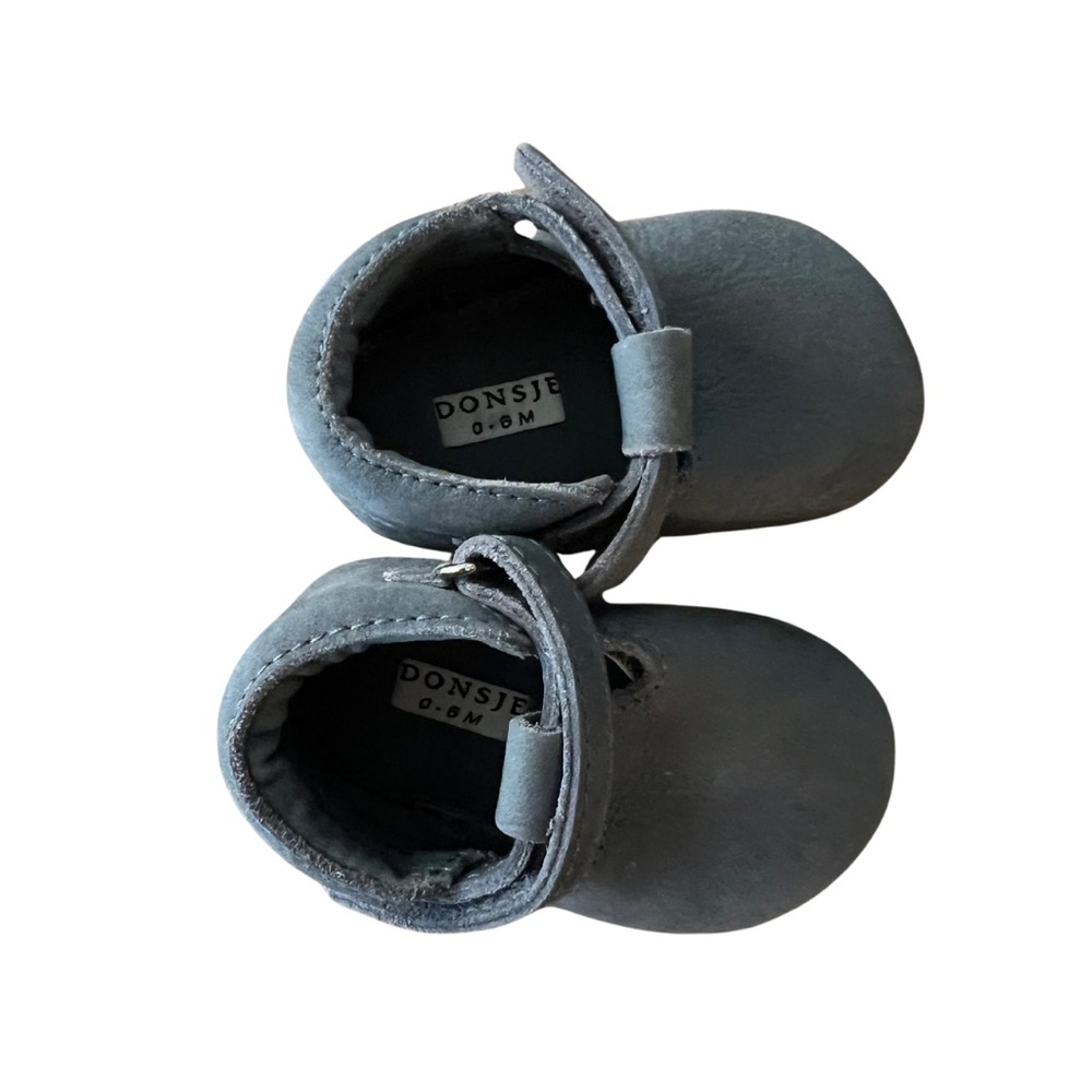 Donjse | blue leather booties